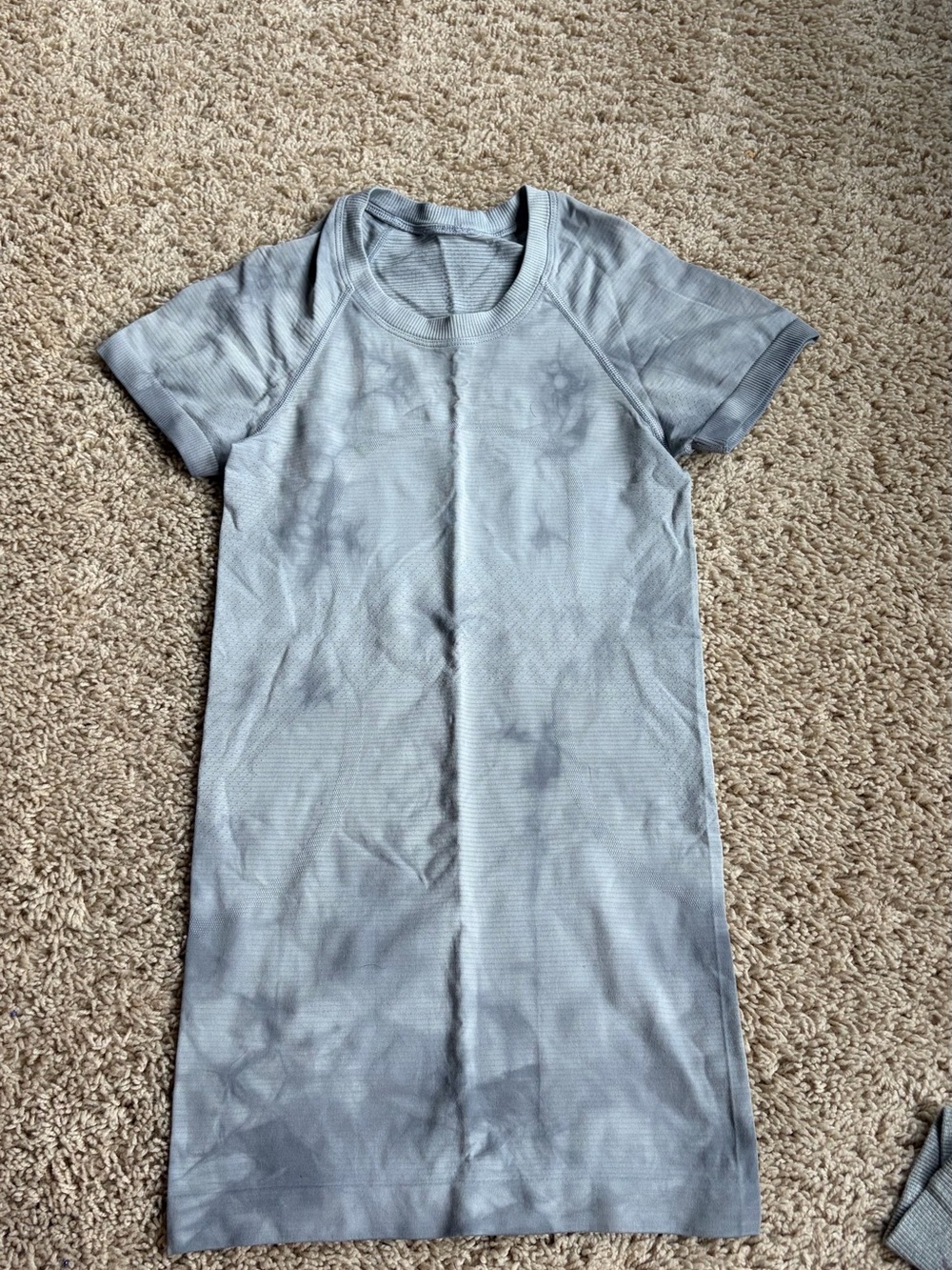 lululemon athletica Light Gray Short Sleeve swiftly tech